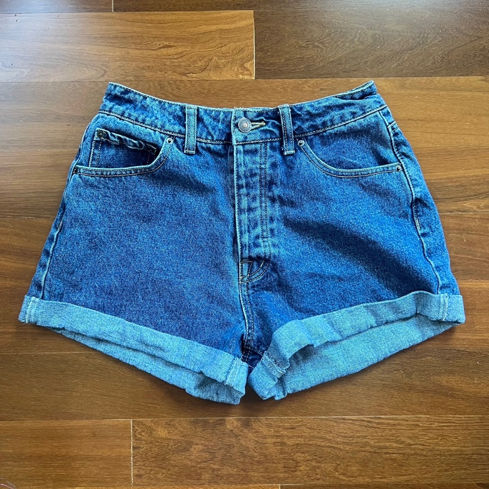 Basic Denim Shorts Womens